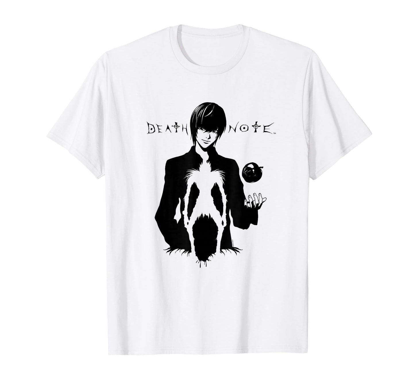 Death Note Light Silhoutte with Ryuk Anime T-Shirt