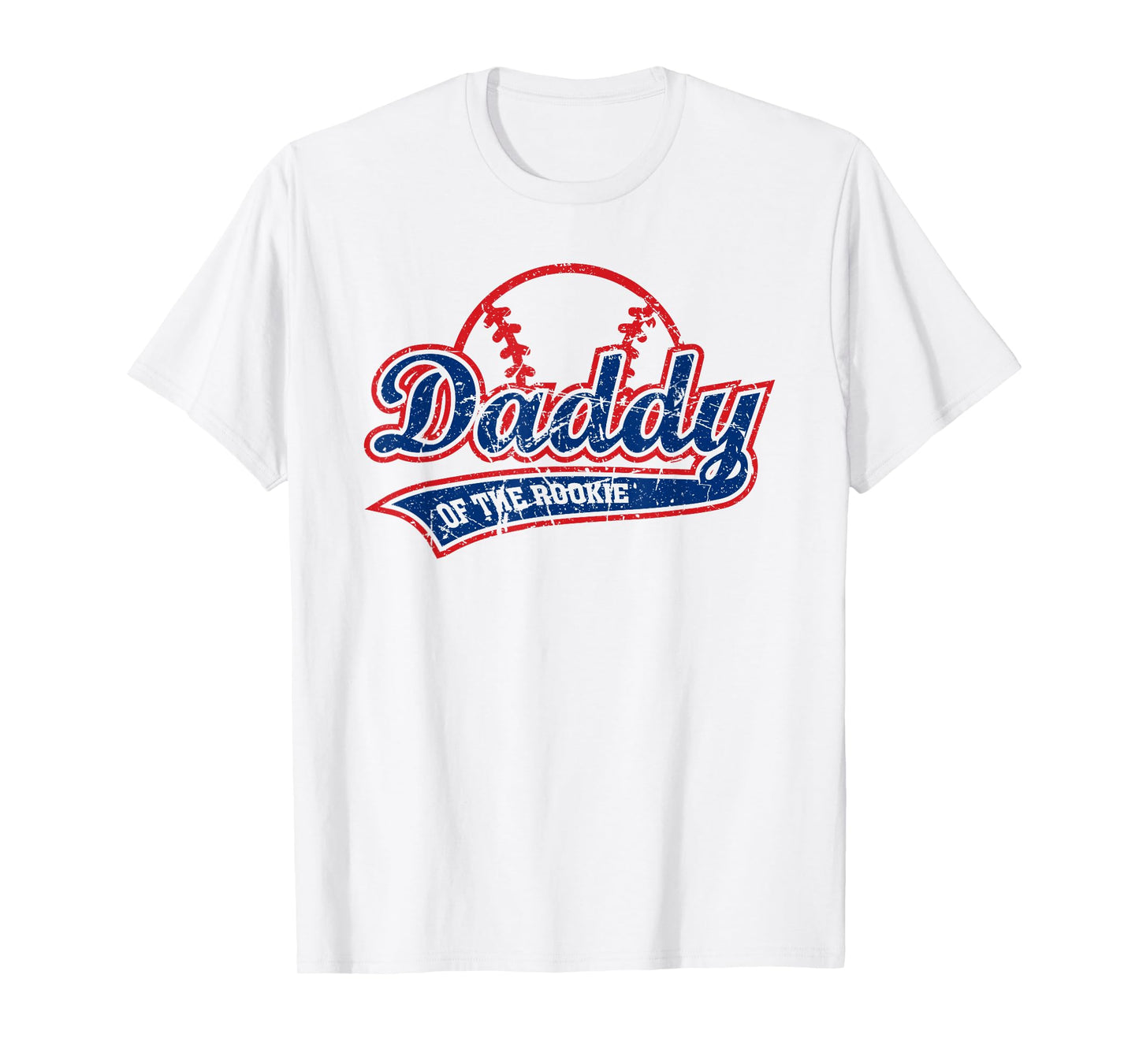 Funny Vintage Baseball Daddy of the Rookie T-Shirt