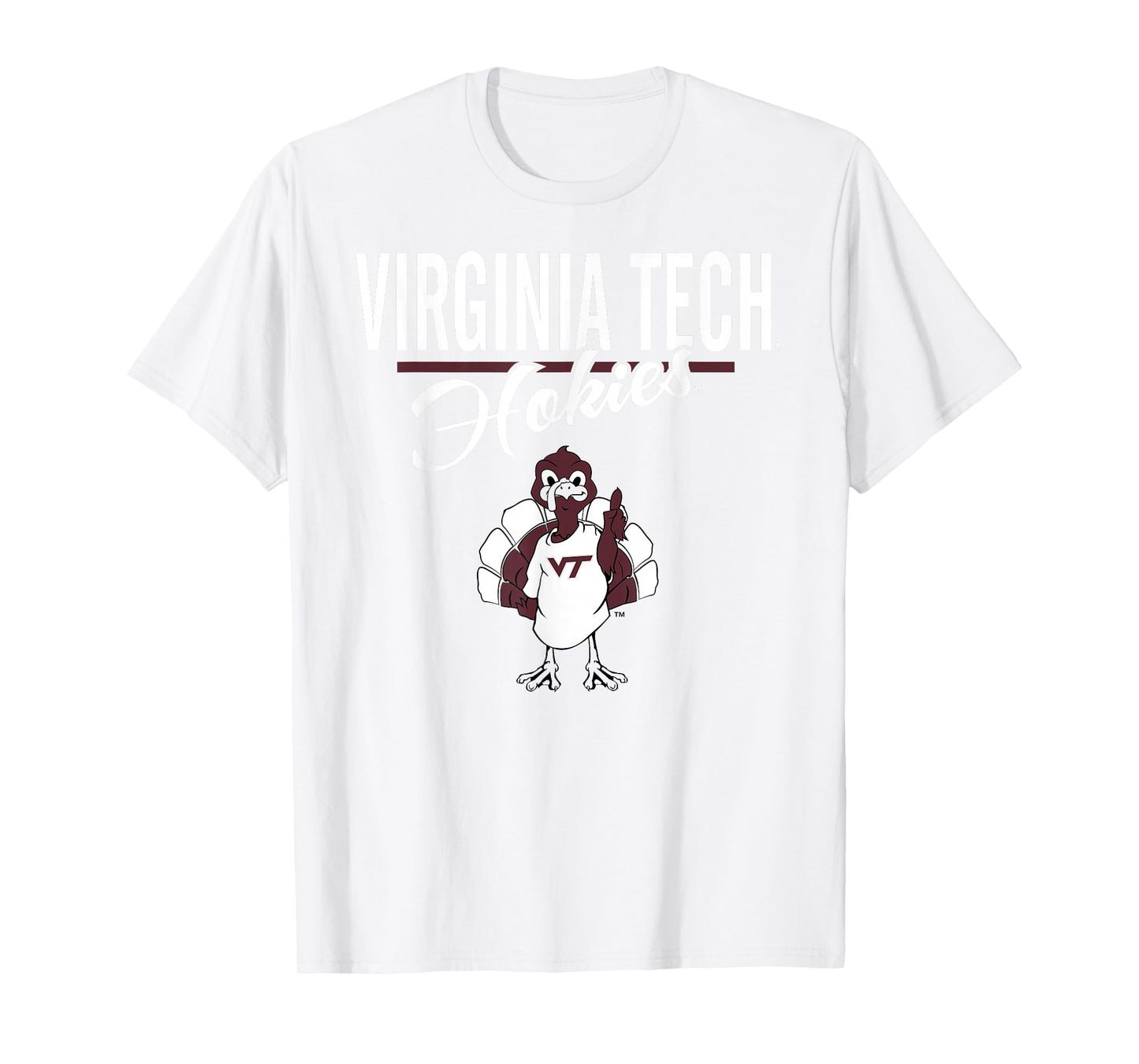 Virginia Tech Hokies HokieBird Orange Officially Licensed T-Shirt