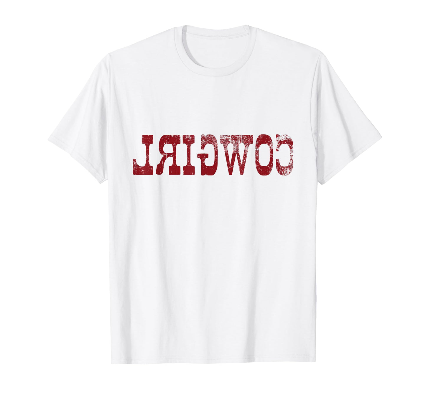 Vintage Reverse Cowgirl Rodeo Western Country Southern Gift T-Shirt