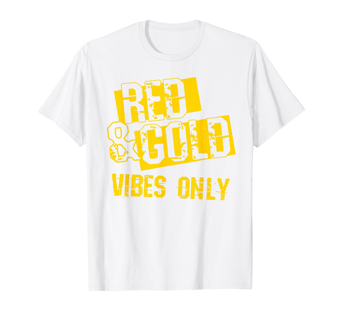 Red and Gold Game Day Group Shirt for High School Football T-Shirt