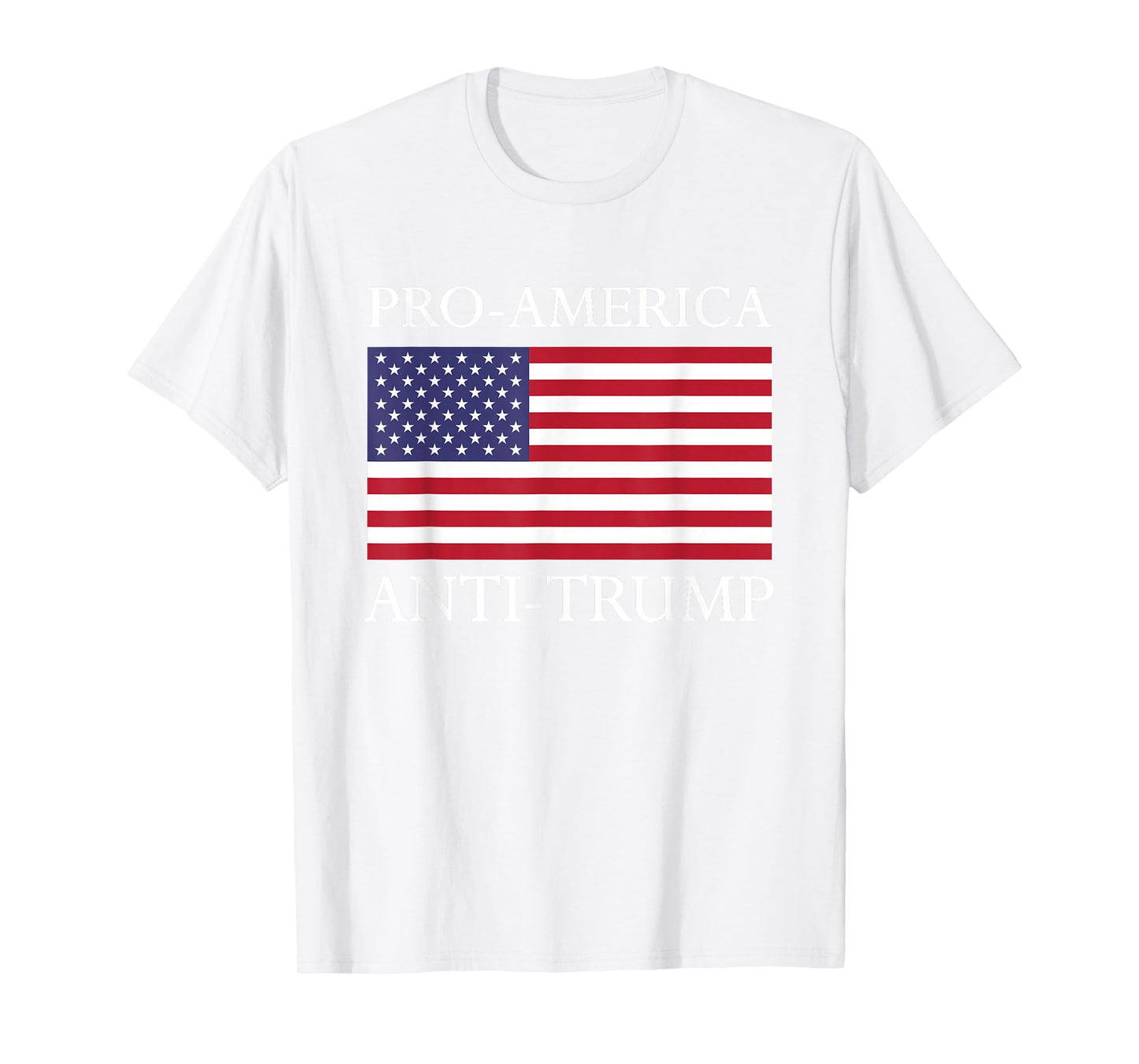 Pro-America Anti-Trump - American USA Flag Resist T-Shirt