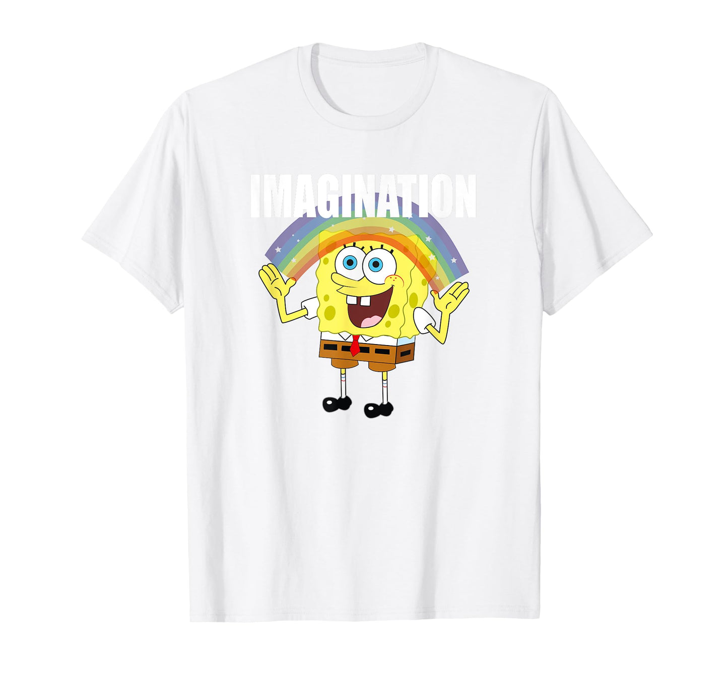 Mademark x SpongeBob SquarePants - SpongeBob - Rainbow with Imagination T-Shirt