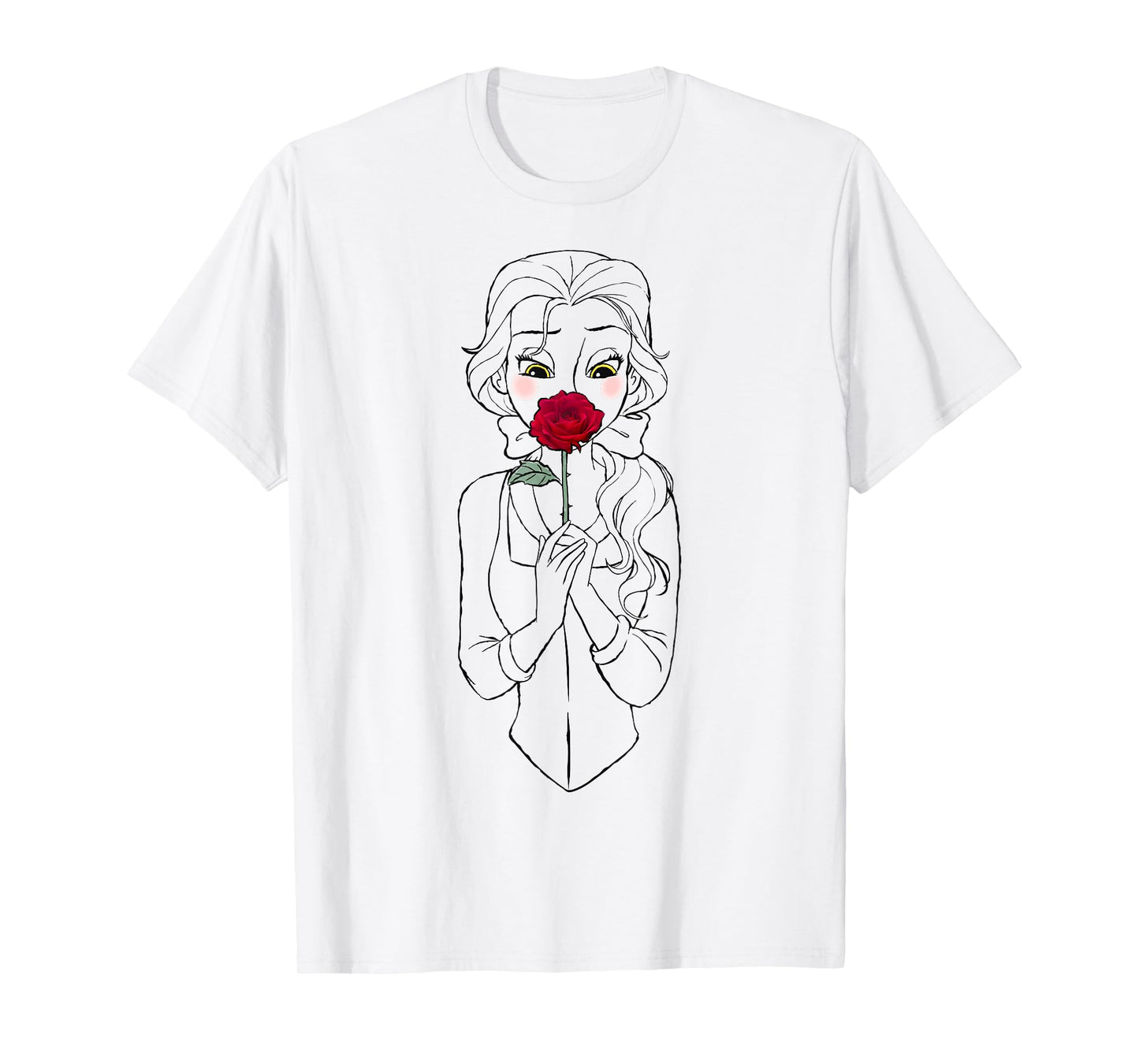 Disney Beauty and The Beast Belle and Rose T-Shirt