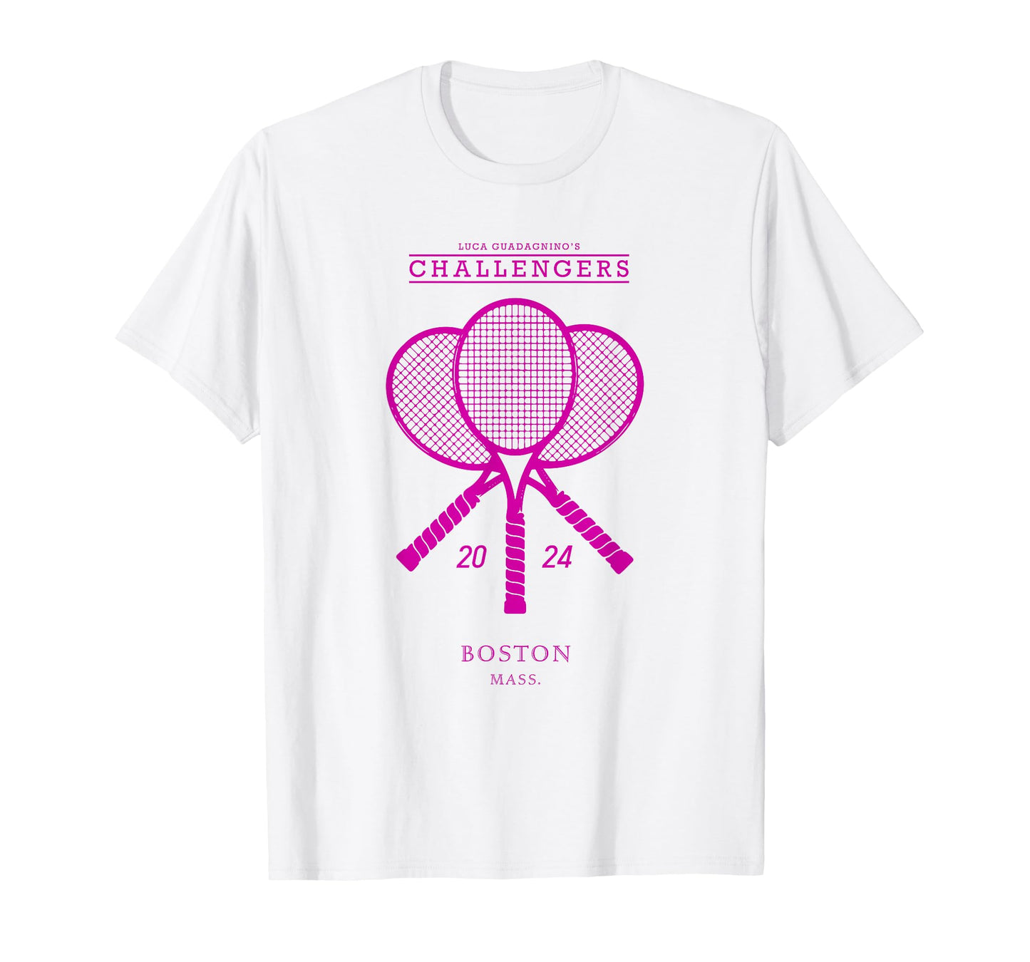 Pink Tennis Rackets - Challengers Movie T-Shirt