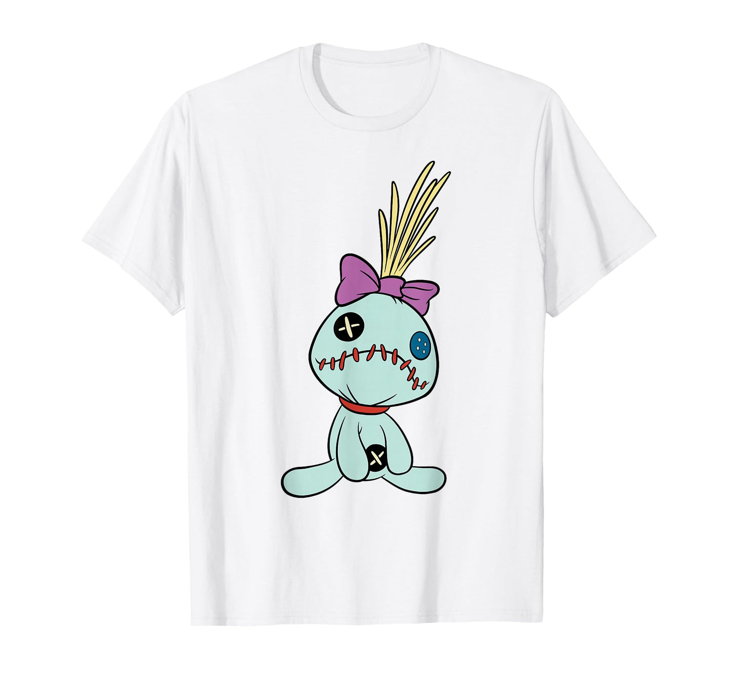 Disney Lilo & Stitch Cute Scrump Doll Big Chest Portrait T-Shirt