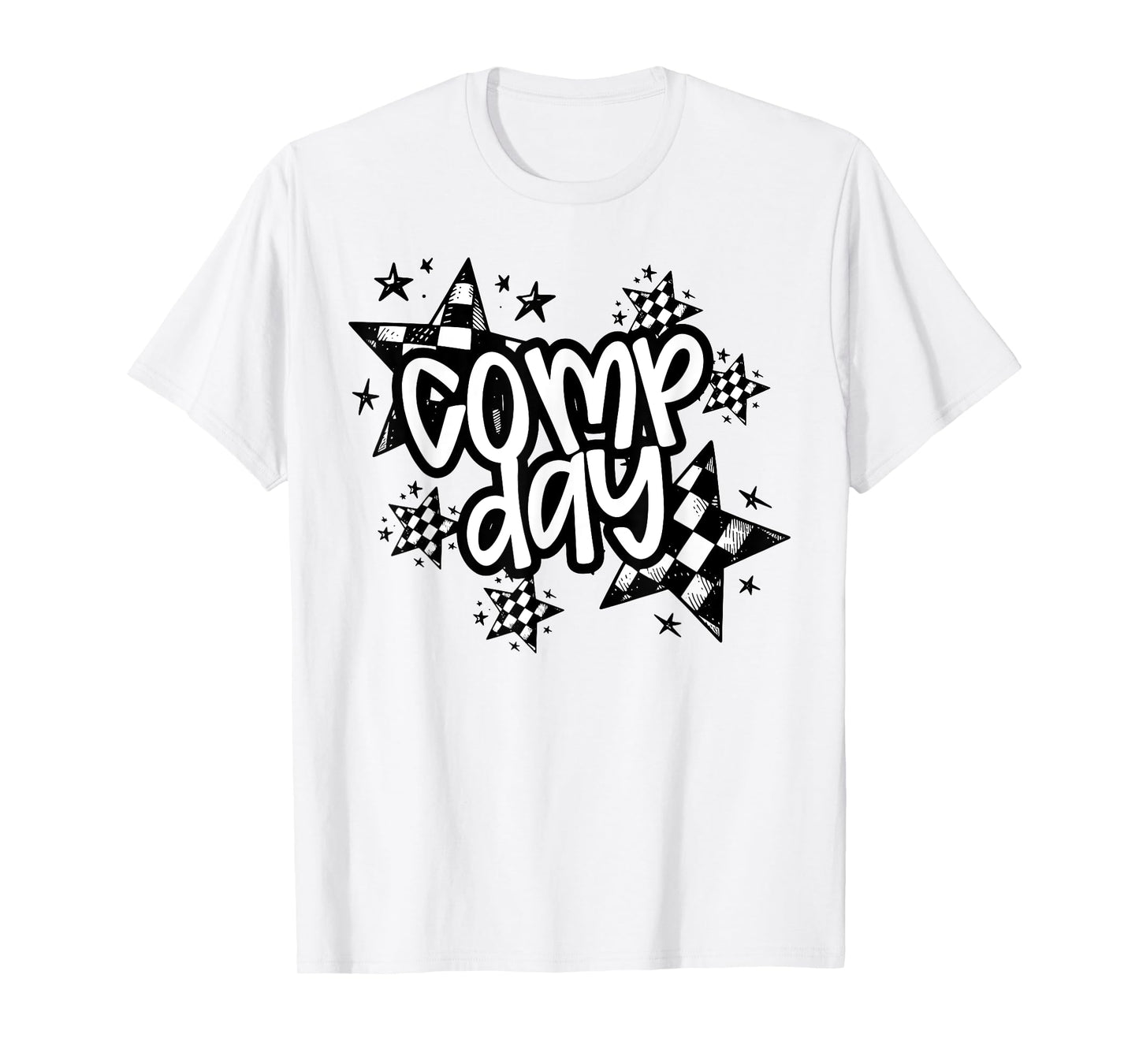 Cute Comp Day Cheer Comp Season Cheerleading Competition Day T-Shirt