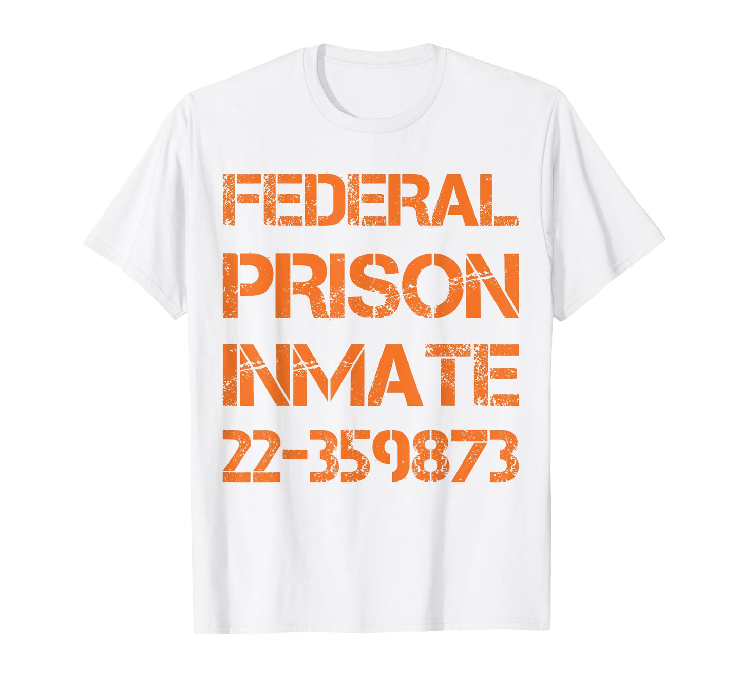 Halloween Federal Prison Jail Inmate Prisoner Costume T-Shirt