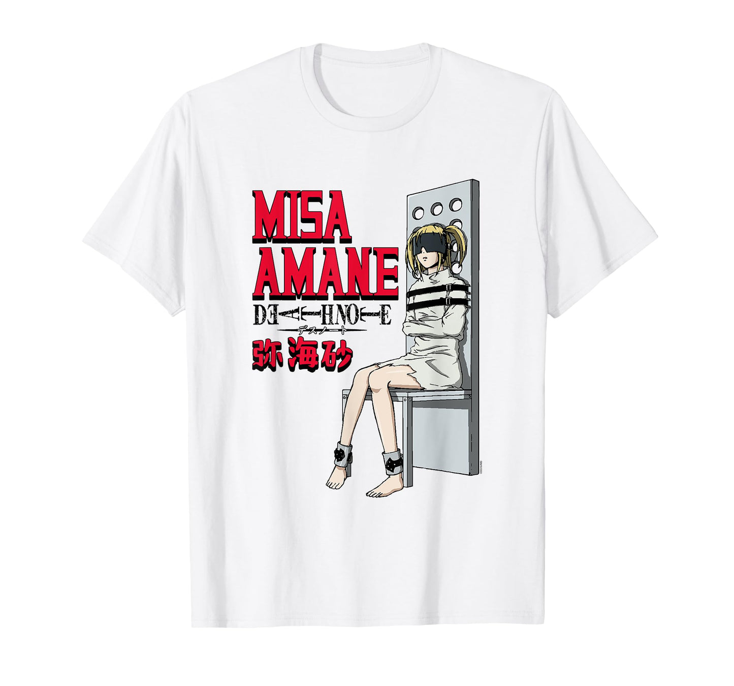 Death Note Misa Amane in Chair Anime T-Shirt