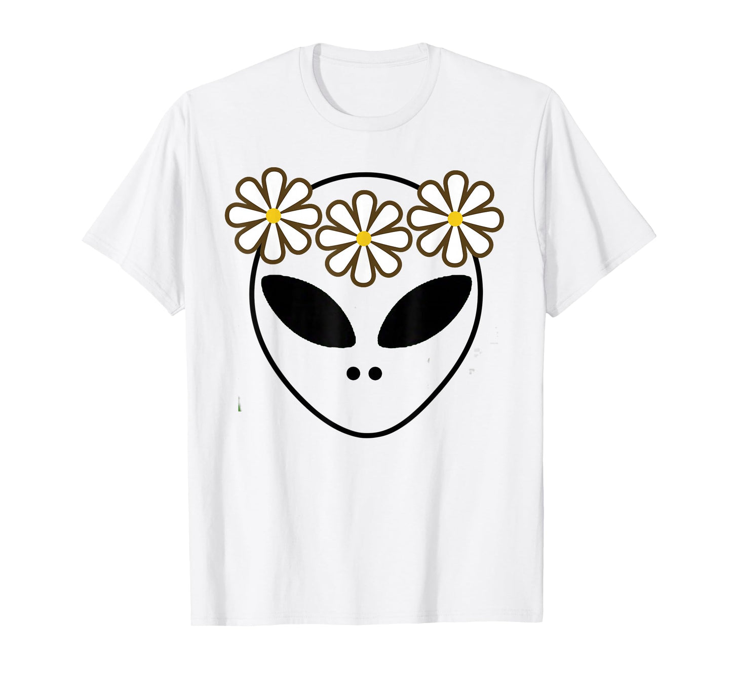 Alien Costume Halloween Cute Green Aliens Face Kawaii T-Shirt