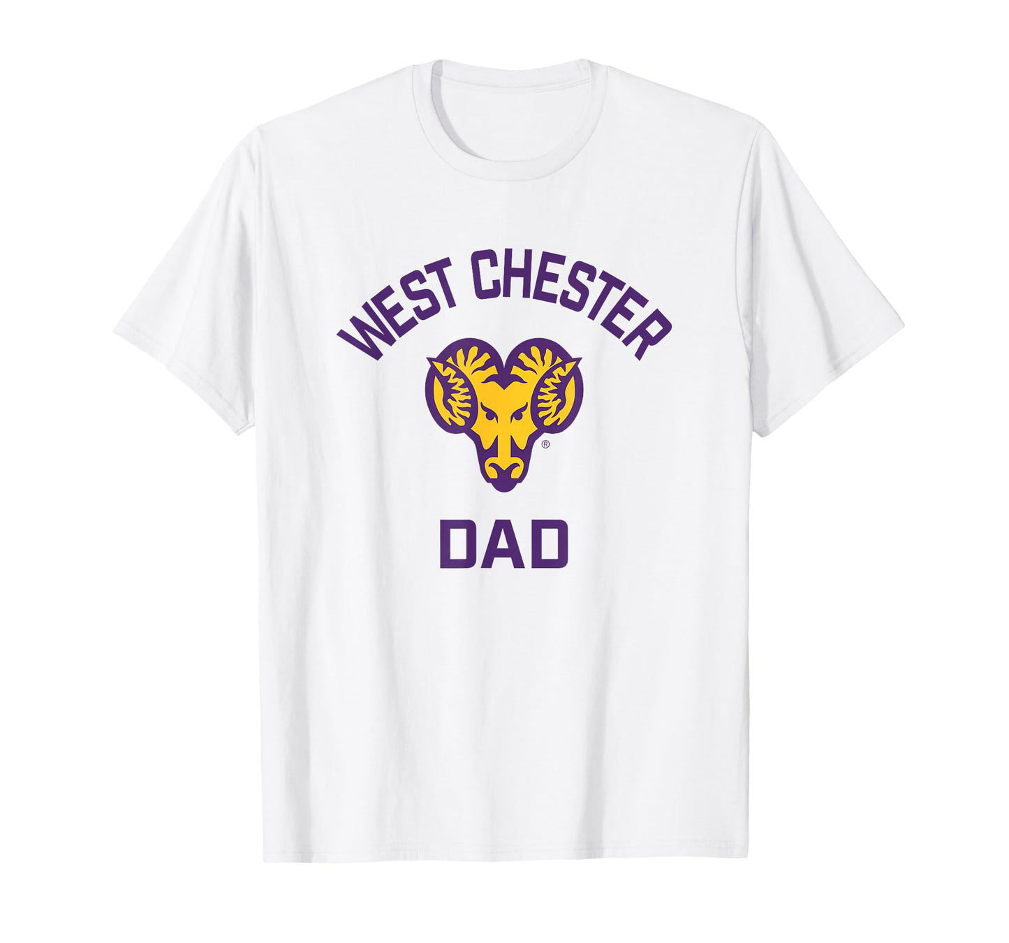 West Chester University Golden Rams Arched Dad T-Shirt