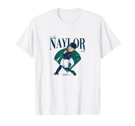 Josh Naylor - Diamond Caricature - Seattle Baseball T-Shirt