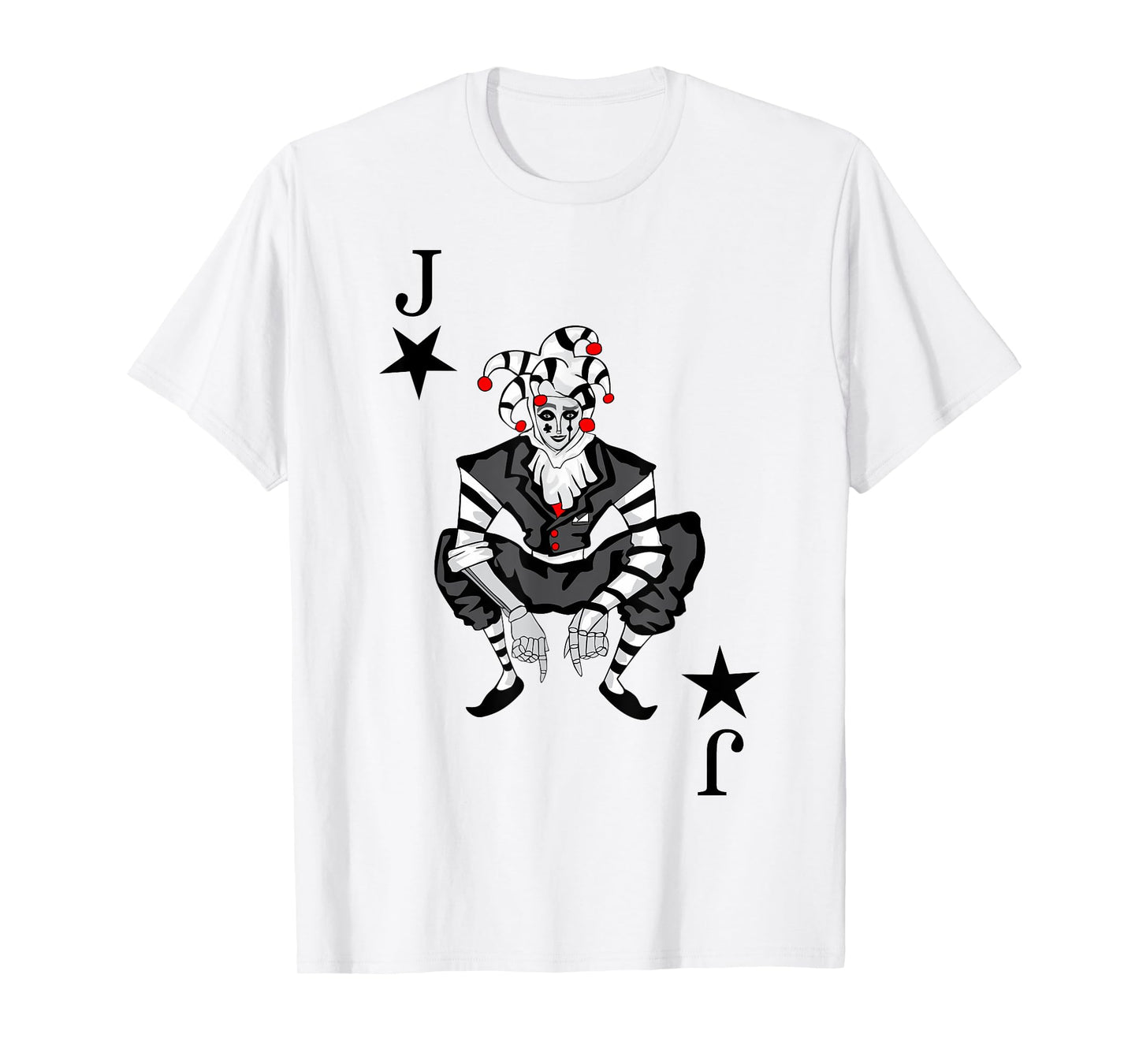 Playing Card Joker Rummy Mardi Gras Carnival Costume T-Shirt