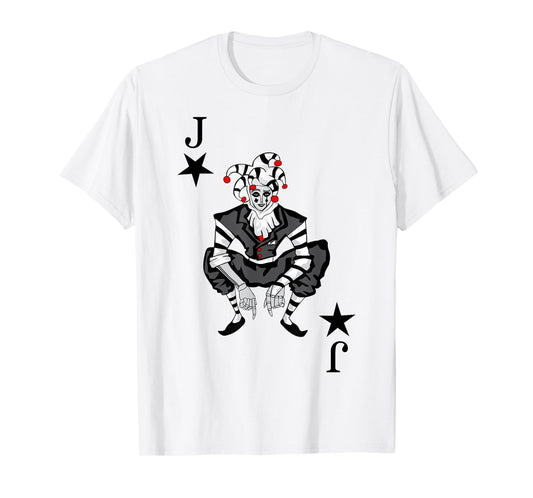 Playing Card Joker Rummy Mardi Gras Carnival Costume T-Shirt