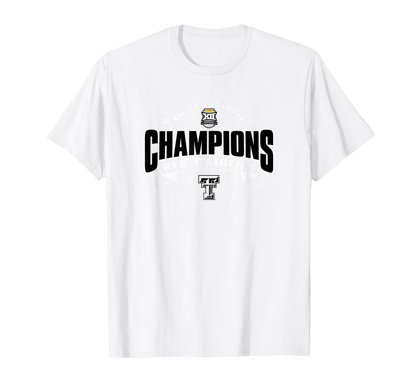 Texas Tech Red Raiders Big 12 Champs 2025 Football T-Shirt