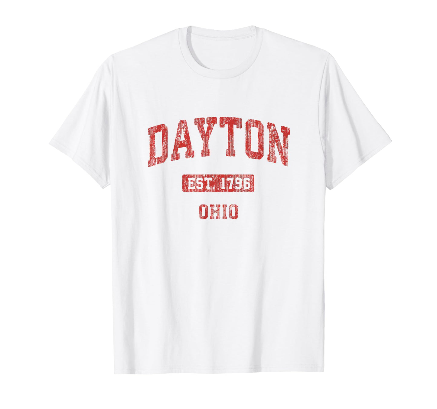 Dayton Ohio OH Vintage Athletic Sports Design T-Shirt