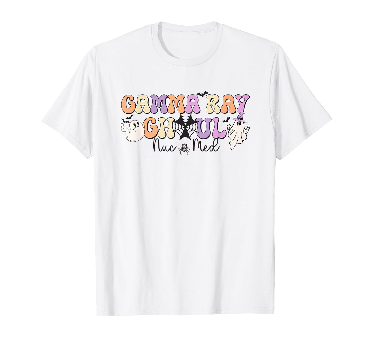 Retro Halloween Nuc Med Gamma Ray Ghoul Nuclear Medicine T-Shirt