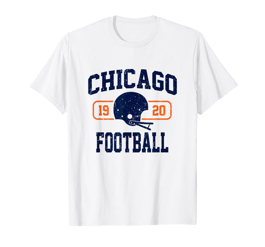 Chicago Football Athletic Vintage Sports Team Fan Gift T-Shirt