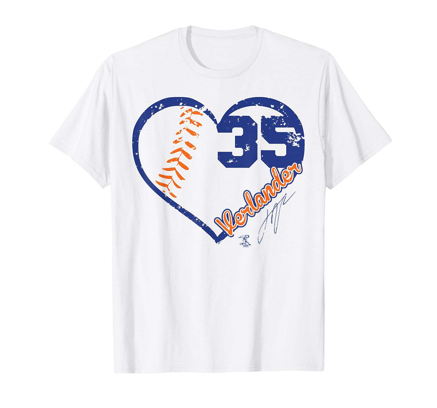 Justin Verlander Heart Team T-Shirt - Apparel T-Shirt