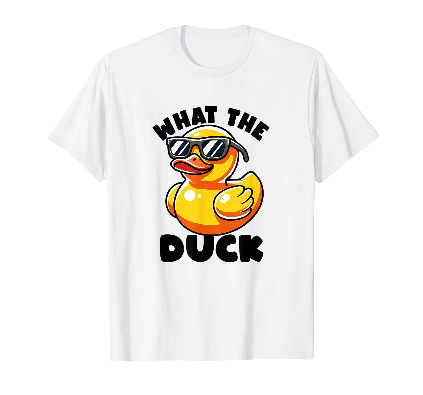 What The Duck Owner I Love Ducks Lover Funny Rubber Duck T-Shirt