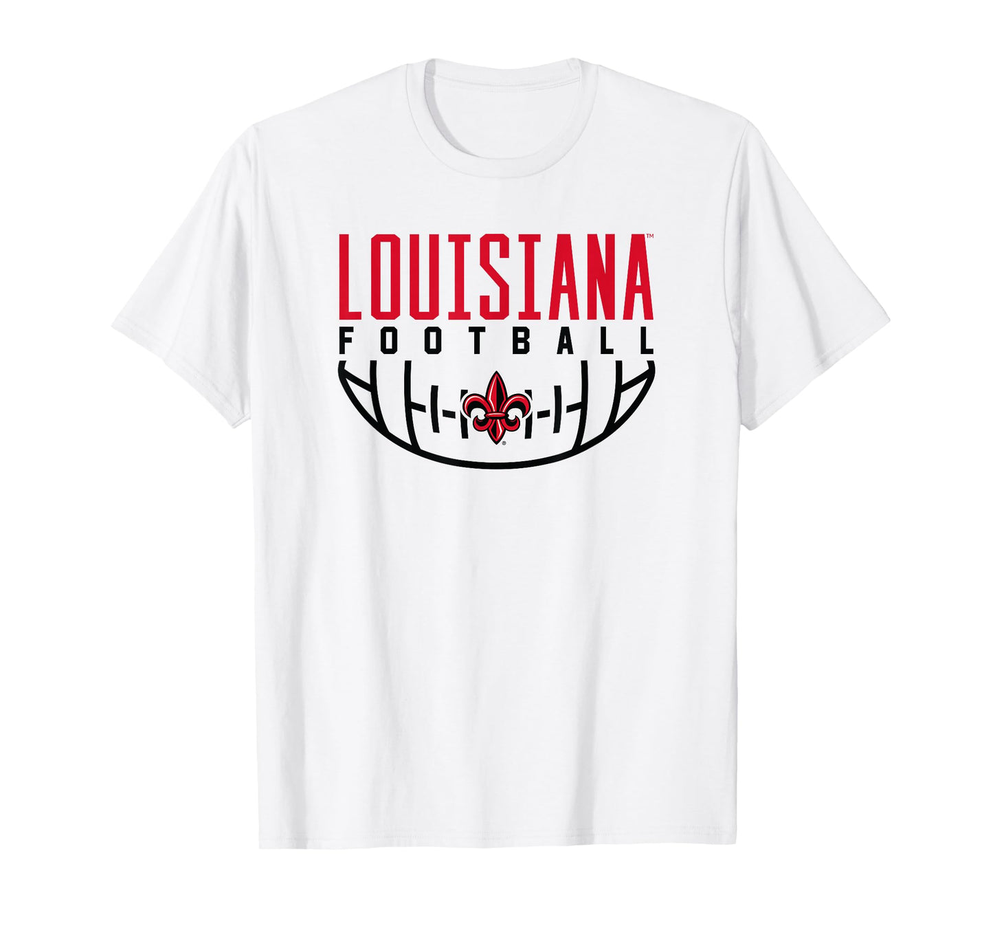 University of Louisiana Lafayette Ragin Cajuns Football Arch T-Shirt