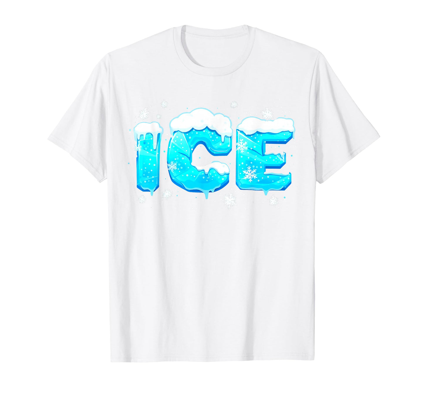 Ice and Fire Couple Family Halloween Costume Men Women Kids T-Shirt