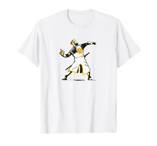 King Arthur lobbeth Thy holy Hand Grenade Funny Graffiti Art T-Shirt