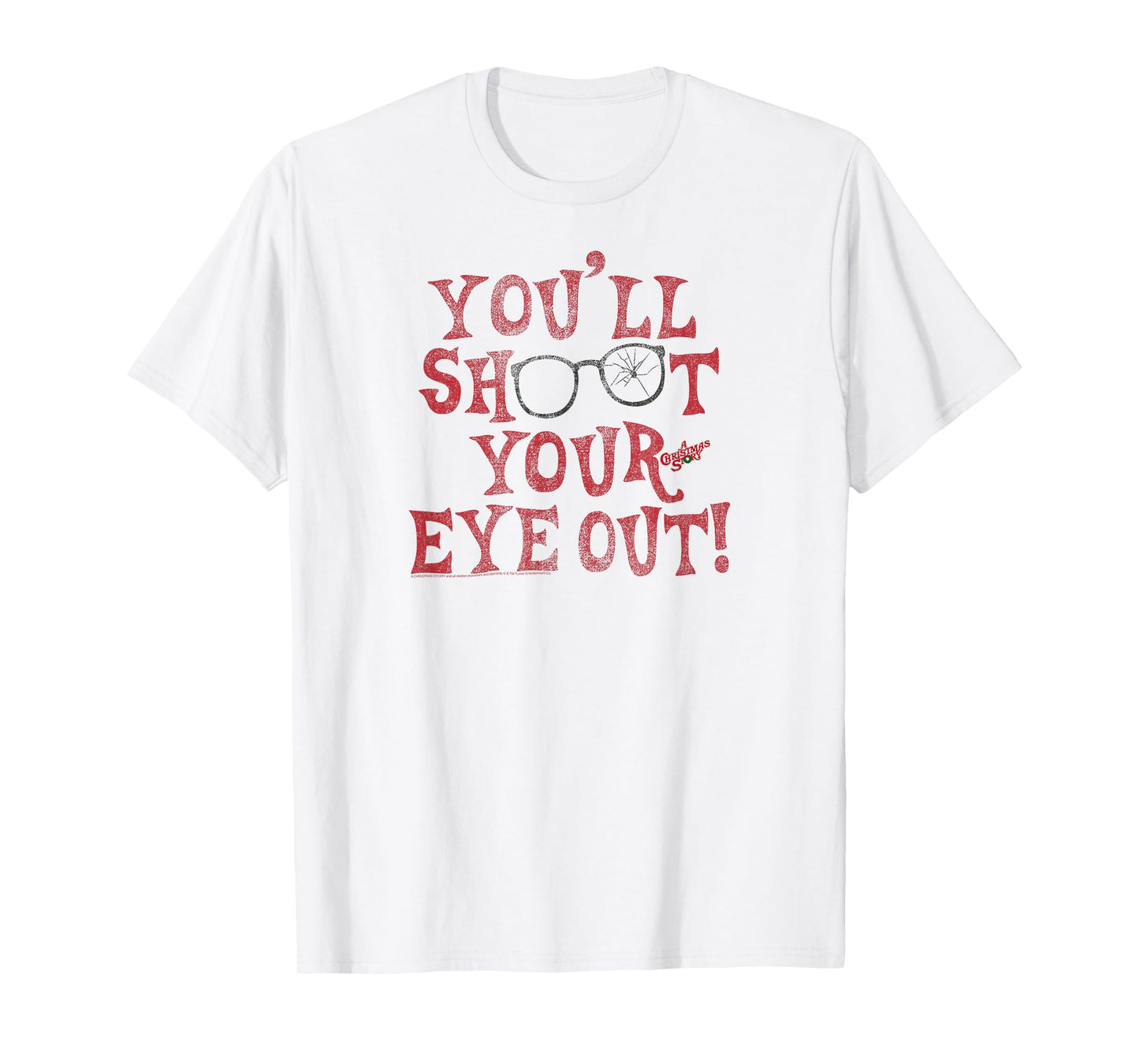 A Christmas Story Glasses You'll Shoot Your Eye Out Holiday T-Shirt