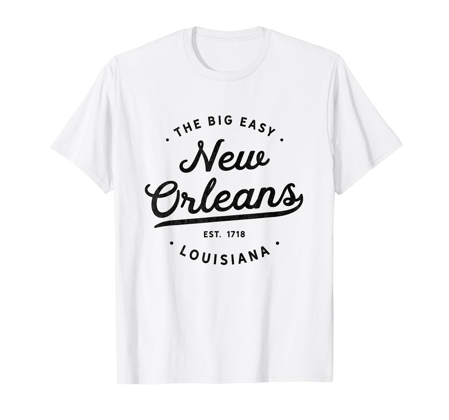 Classic Retro Vintage New Orleans Louisiana Casual Big Easy T-Shirt