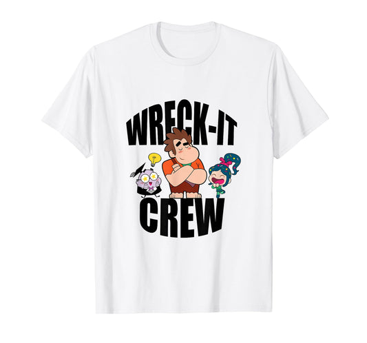 Disney Wreck-It Ralph Wreck-It Crew Chibi Group Shot T-Shirt