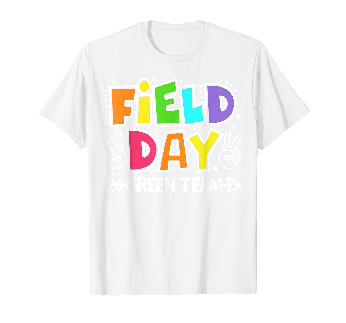 Field Day Green Team Funny For Teacher Kids Field Day Games T-Shirt