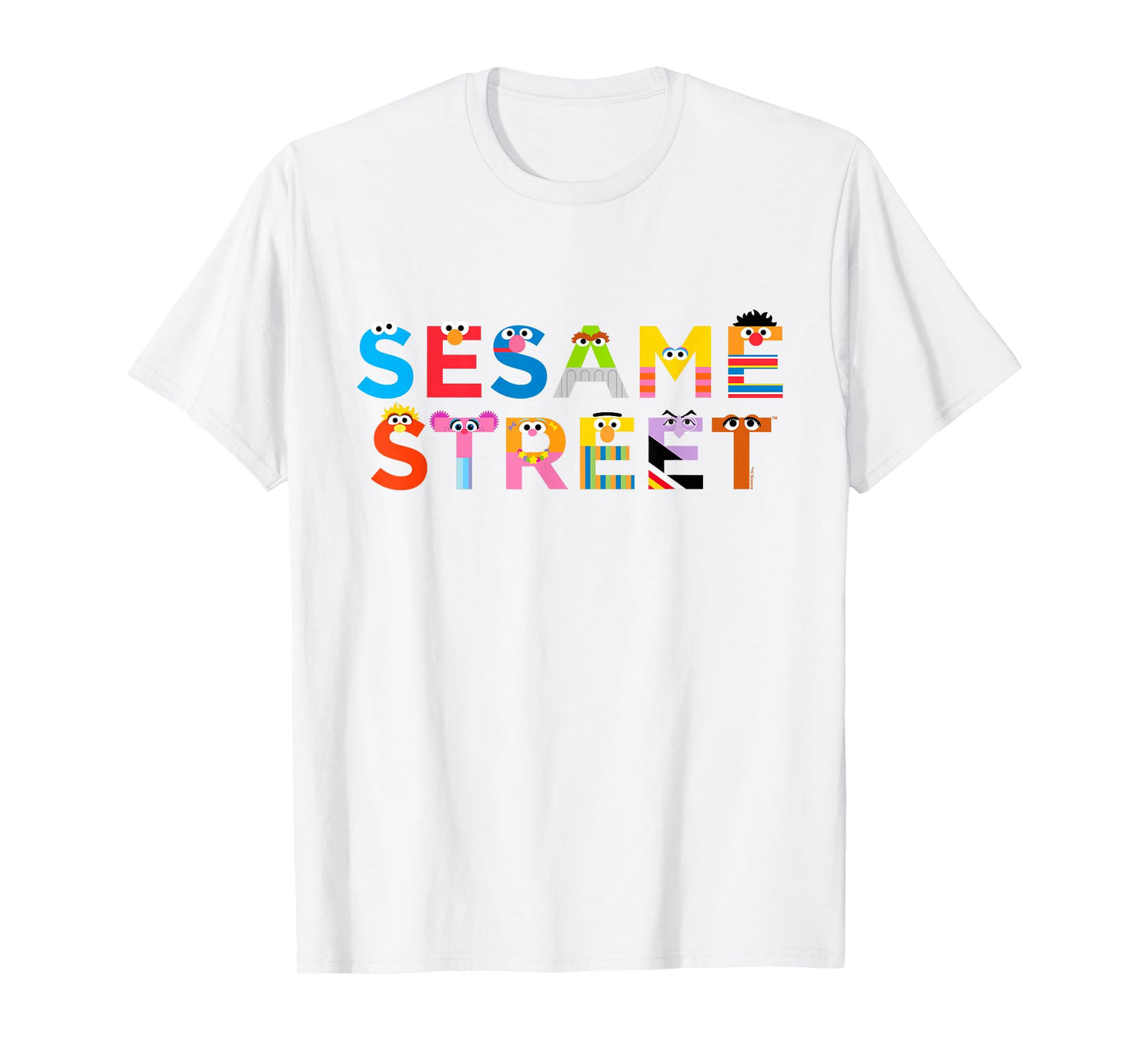 Sesame Street with Monster Letters T-Shirt