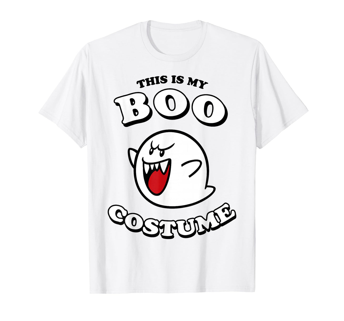 Super Mario Halloween Vintage This Is My Boo Costume T-Shirt