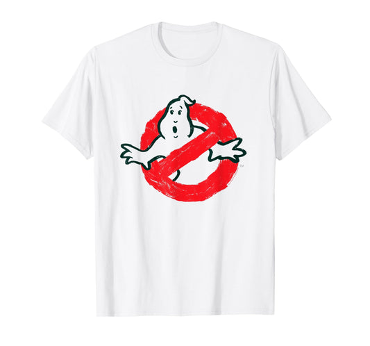 Ghostbusters No Ghost Logo Sketch Retro Movie T-Shirt