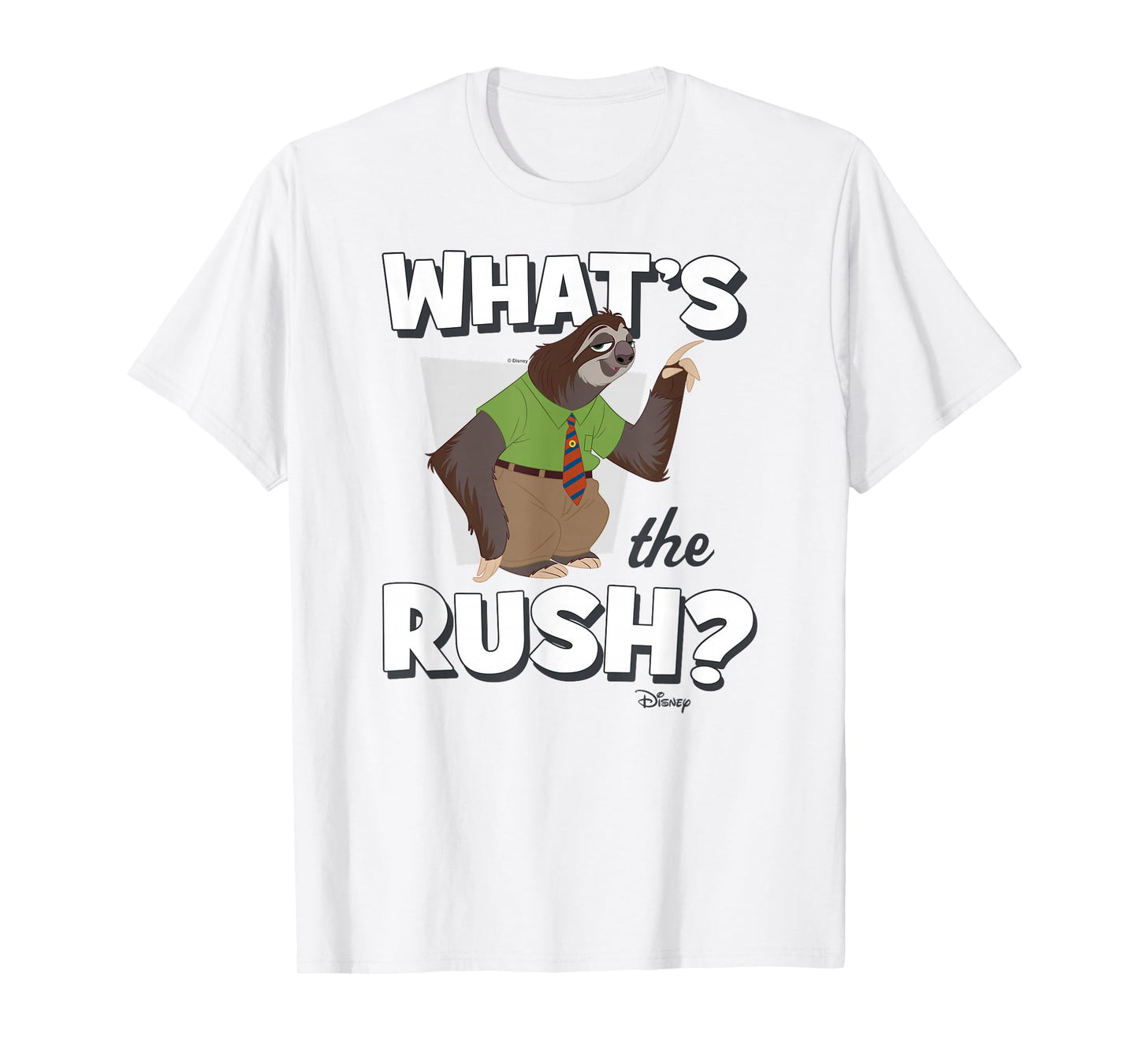 Zootopia - Flash Sloth What's The Rush T-Shirt