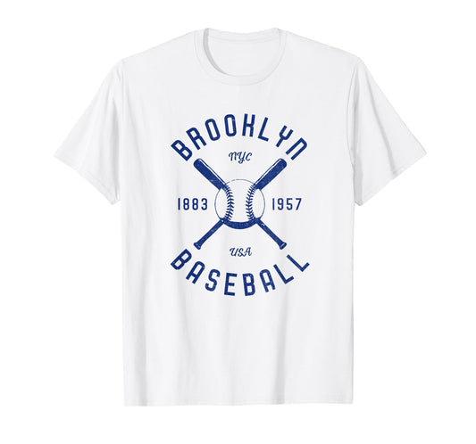 Brooklyn Baseball t-Shirt | Vintage | Distressed | NYC T-Shirt