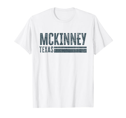 McKinney Vintage Texas Design Retro Distressed T-Shirt
