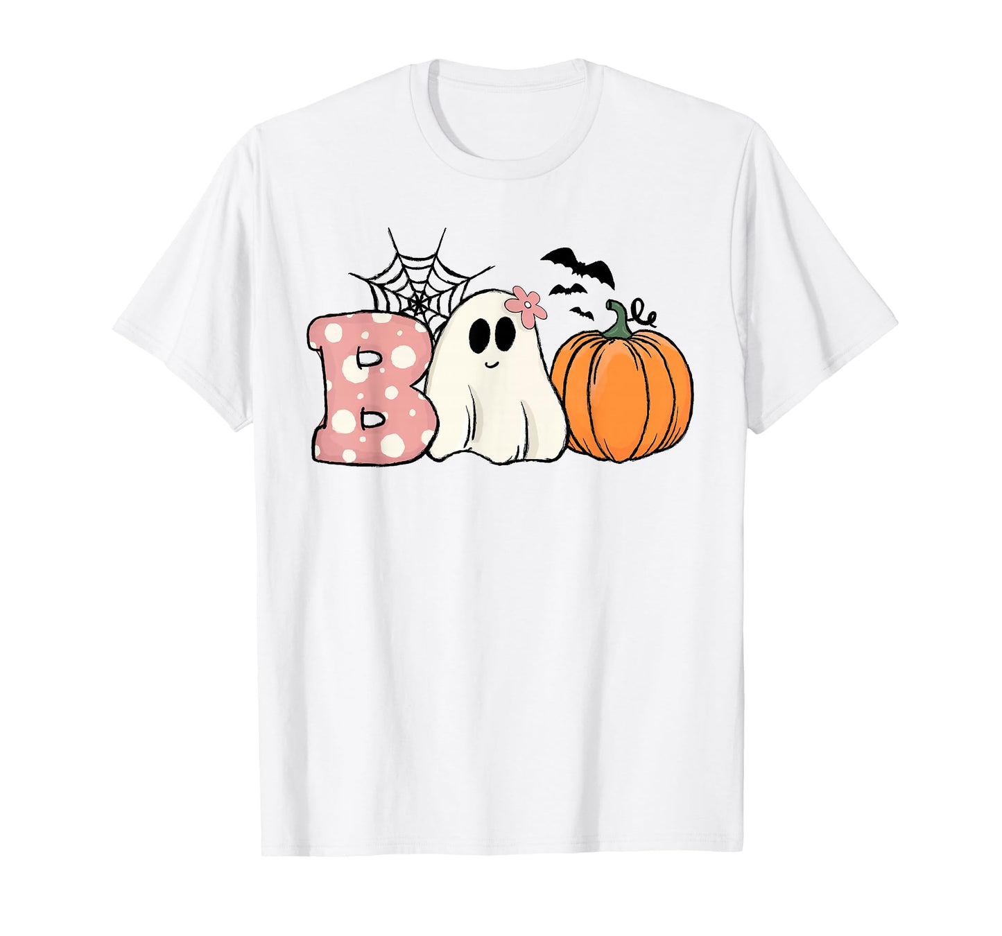 Boo Ghost Pumpkin Spooky Season Trick Or Treat Halloween T-Shirt