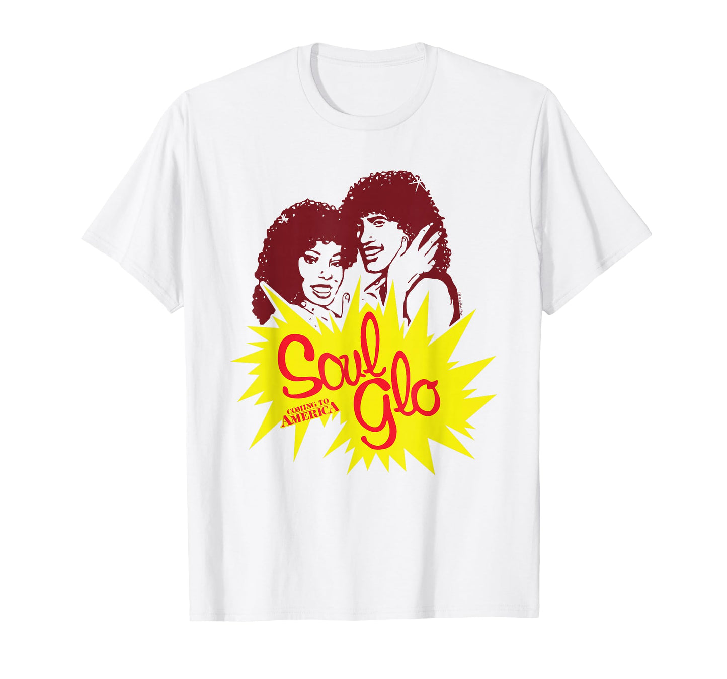 Coming to America Soul Glo Advert Couple T-Shirt