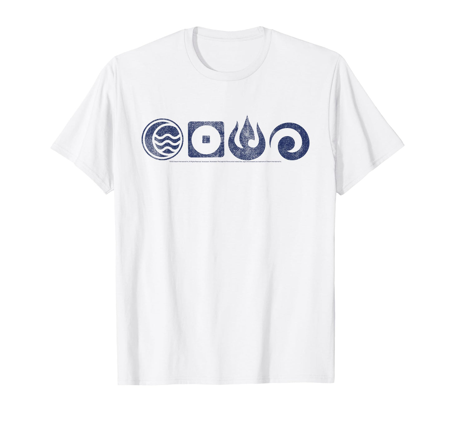 Avatar: Legend of Korra Element Icons Anime T-Shirt