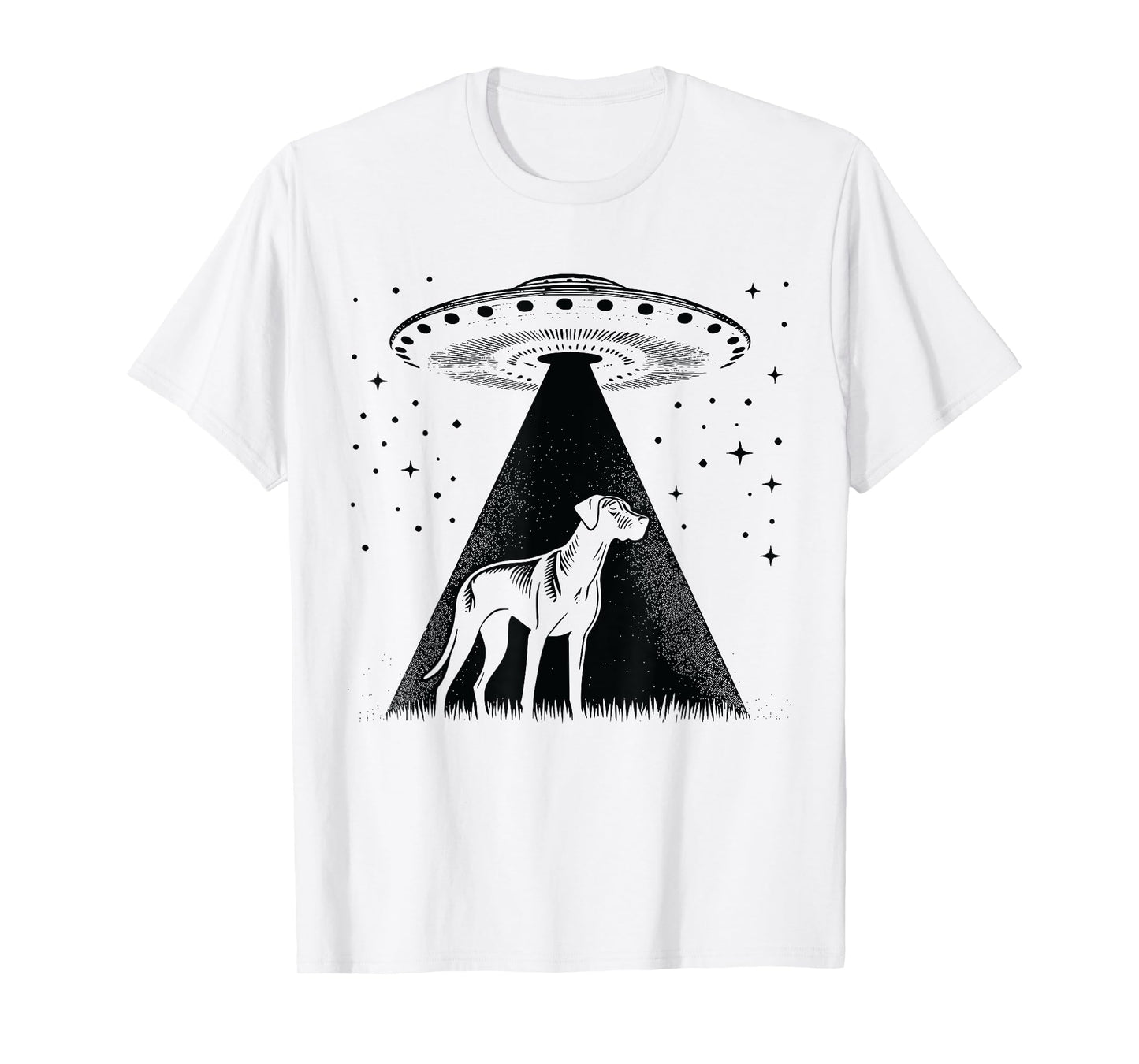 Rhodesian Ridgeback Mom Dad Dog - Funny Alien UFO T-Shirt