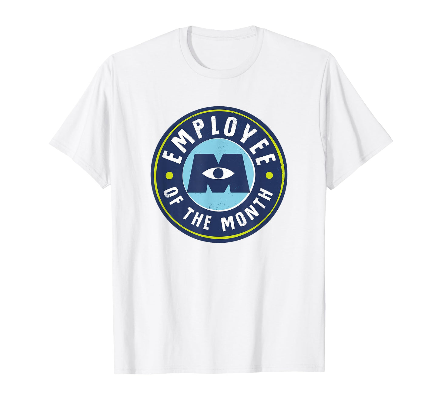 Disney Pixar Monsters, Inc. Employee Of The Month Chest Logo T-Shirt