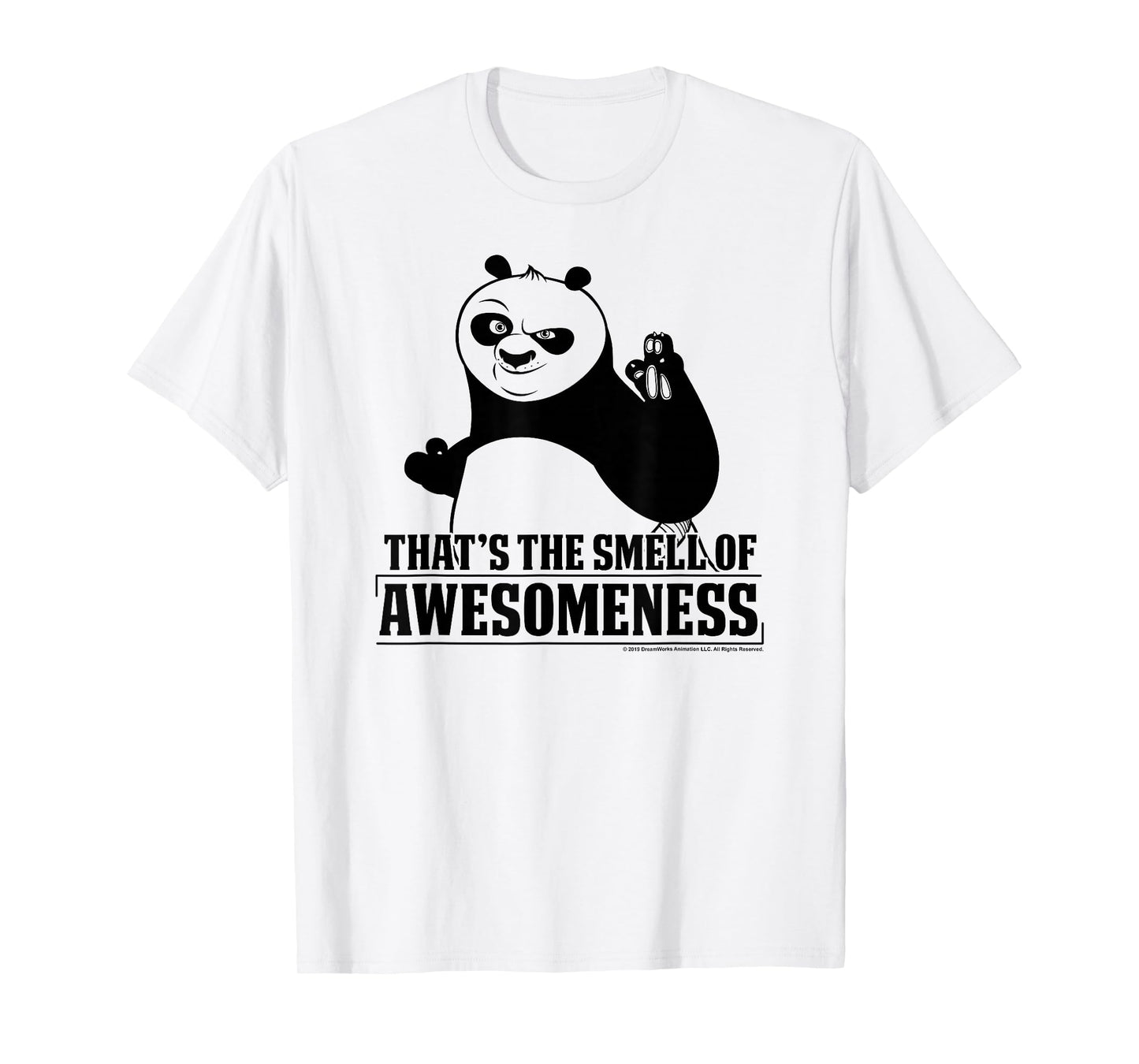 Kung Fu Panda Smell The Awesomeness Po Portrait T-Shirt