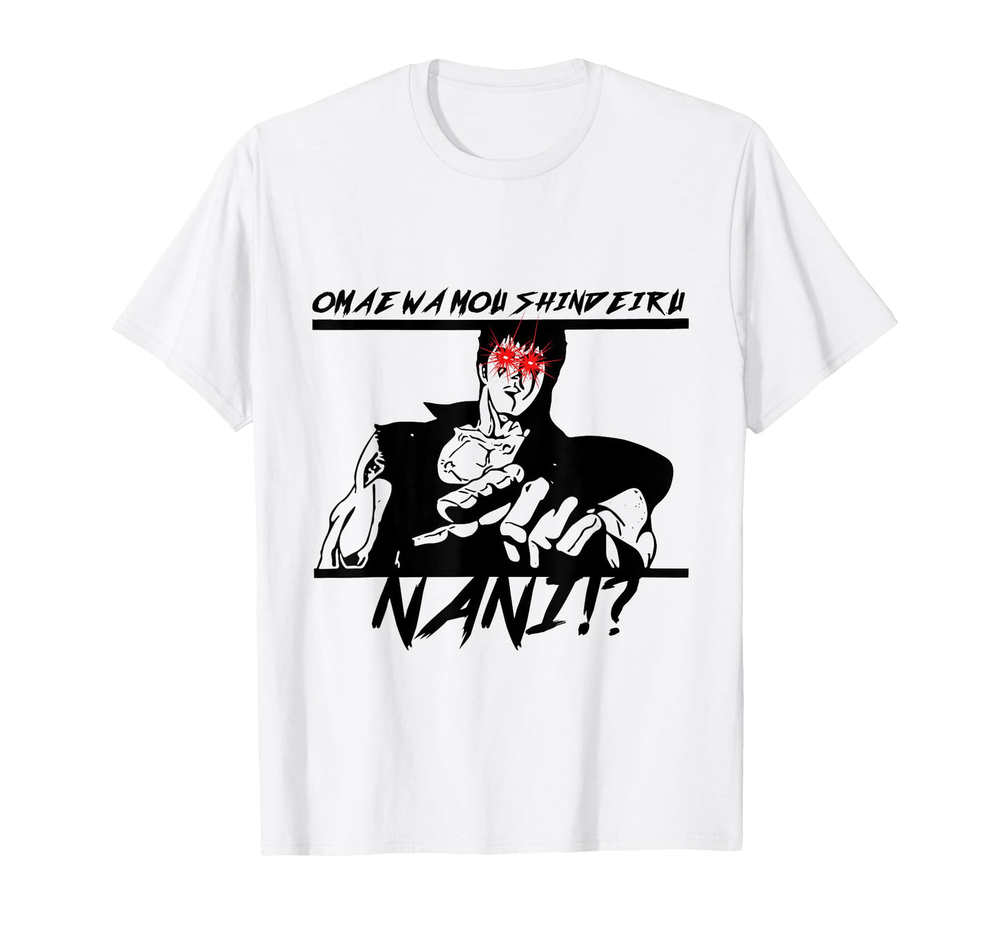 Omae Wa Mou Shindeiru Shirt Otaku Manga Anime Tee T-Shirt