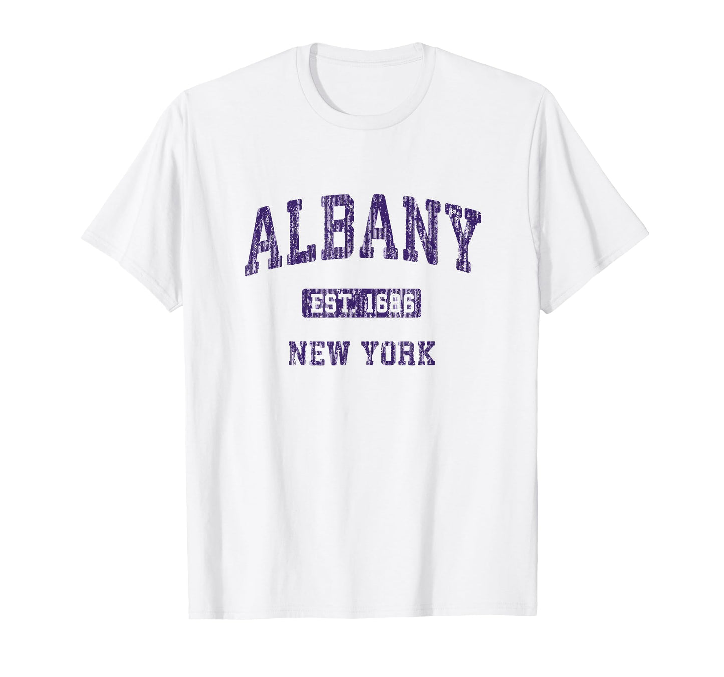 Albany New York Vintage Athletic Sports Design T-Shirt