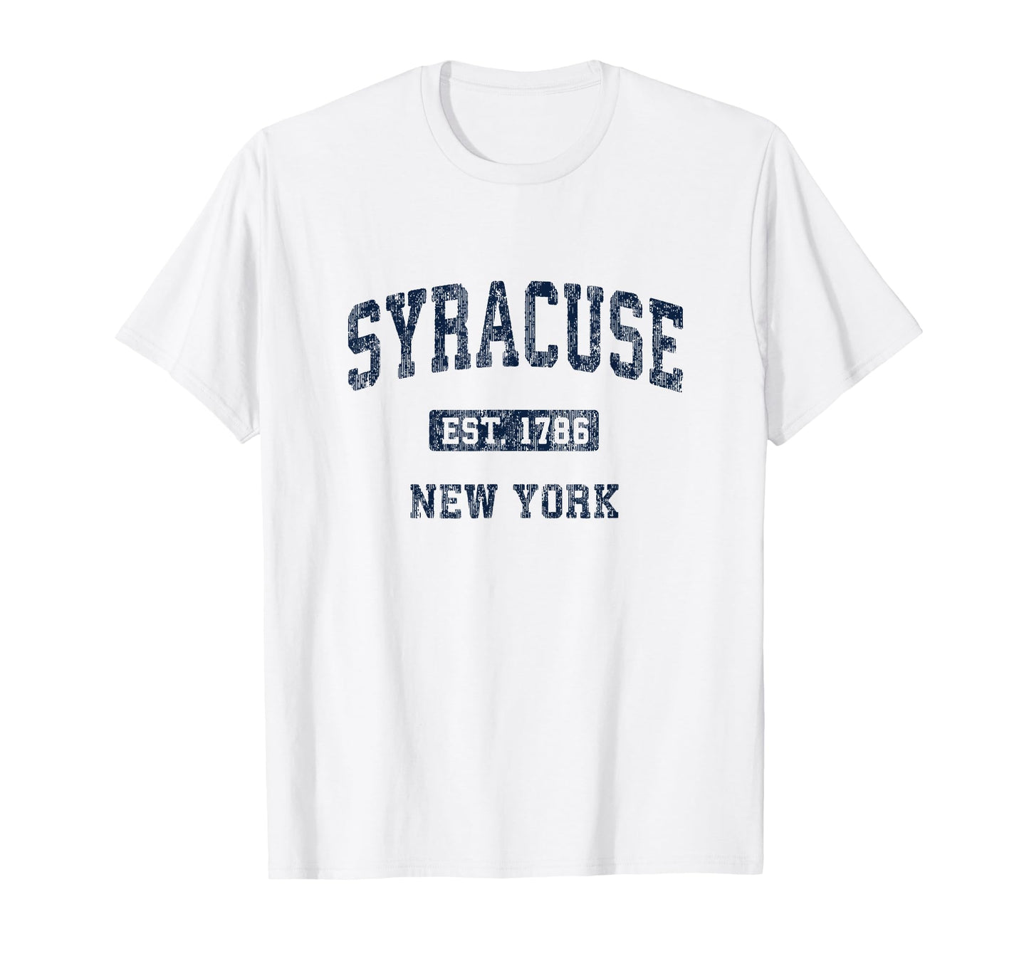 Syracuse New York NY Vintage Athletic Sports Design T-Shirt