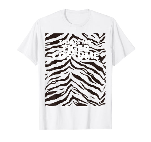 Tiger Simple Halloween This is My Tiger Costume Animal Print T-Shirt