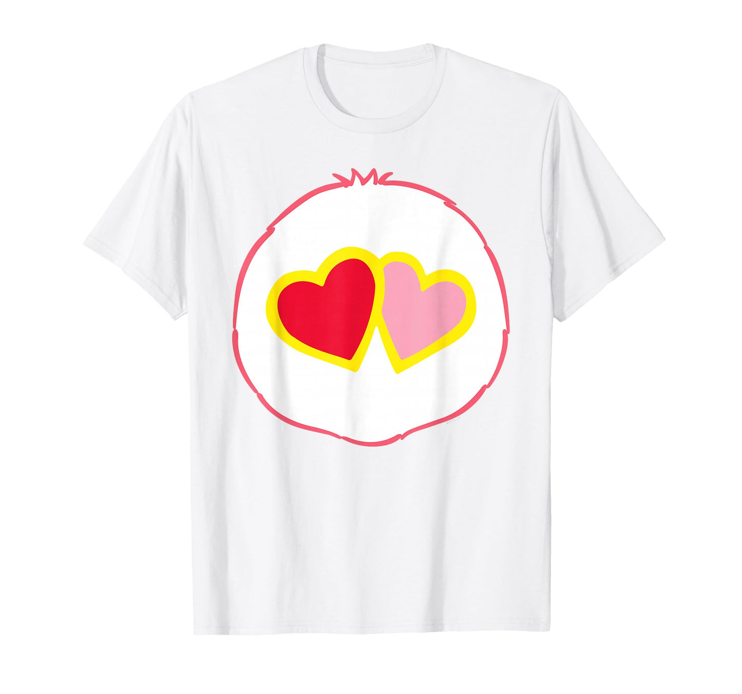 Care Bears Love-a-Lot Bear Belly Easy Halloween Costume Cute T-Shirt