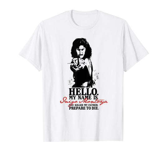 The Princess Bride Inigo Montoya Script Name T-Shirt