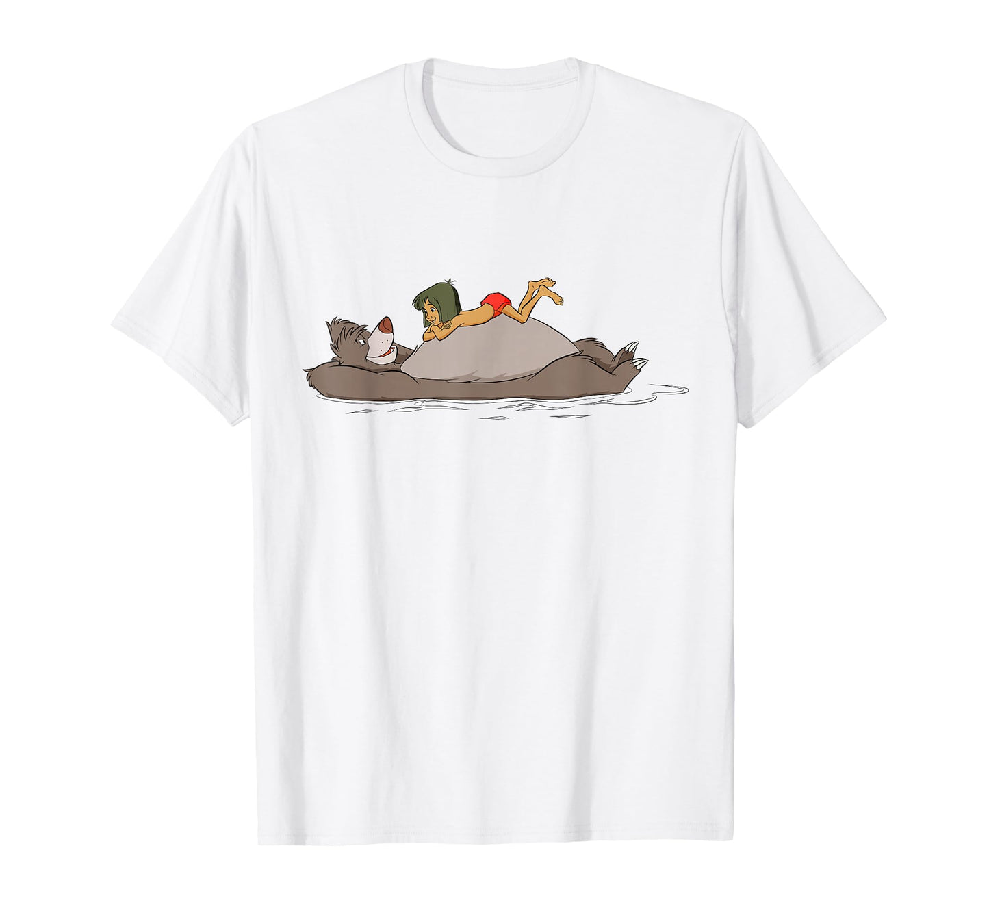 Disney The Jungle Book Mowgli and Baloo T-Shirt Small